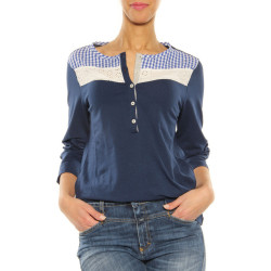T-Shirt “Primula“ Luis Trenker blue